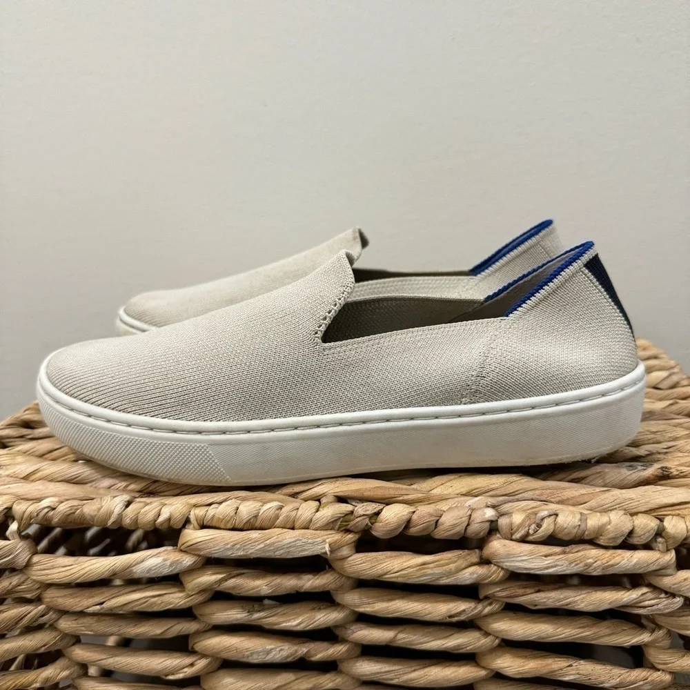 Rothy's Cream‎ The Original Slip On Flat Casual Shoe 6